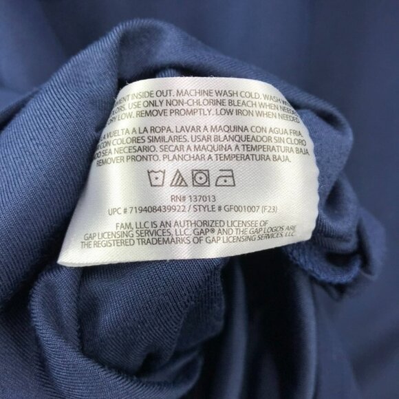 GAPFIT Mens Size XL Blue Mockneck Half Zip Long Sleeve Activewear Pullover Shirt - Picture 8 of 14